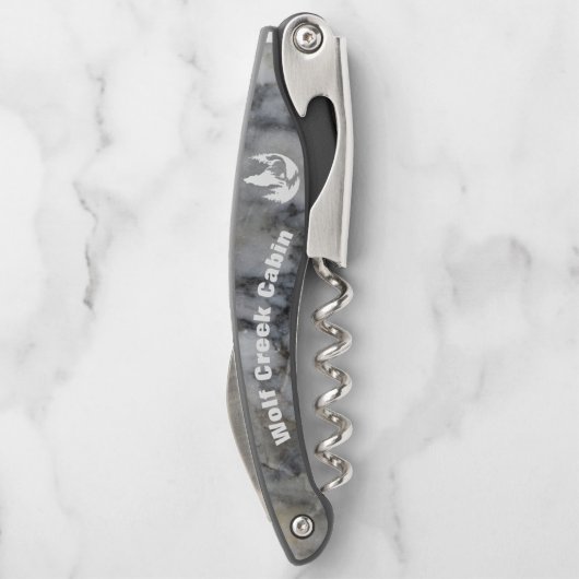 Werbe-Kabine Wolf Vacation Property Waiter Kellnermesser (Rückseite)