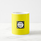 Werbe-Kaffeetasse mit Ihrem LOGO! Gelb Kaffeetasse (Mittel)
