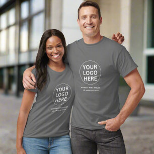 Werbe-Logo l Gebrandete Firmen-Crew Unisex  T-Shirt