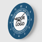 Werbe-Logo und Text Marken-Uhr Große Wanduhr (Winkel)