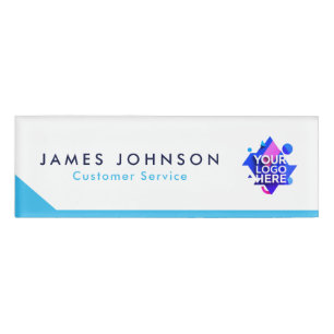 Werbe-Magnet-Name-Tag mit Firmenlogo Namenschild