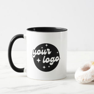 Werbe-Marken-Marketing-Logo Schwarz & Weiß Tasse
