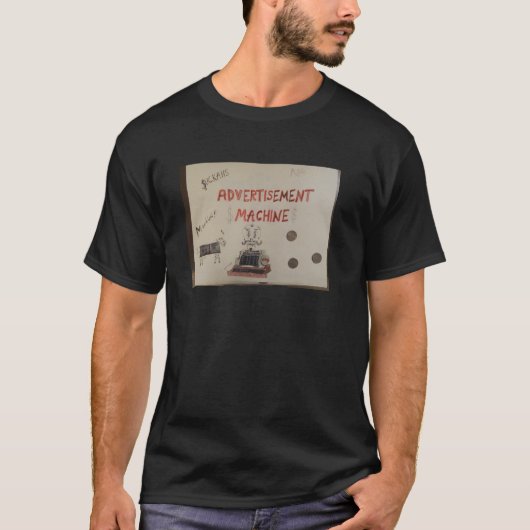 Werbe Maschine T-Shirt (Vorderseite)