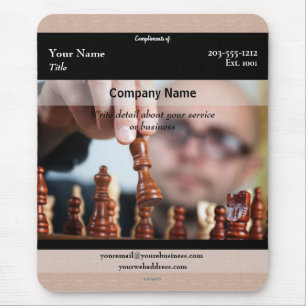 Werbe-Mausepad Schach - HAMbyWG Mousepad