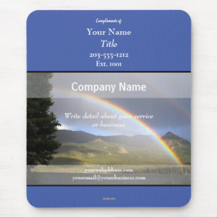 Werbe-Mauspad Regenbogen-Thema - HAMbyWG Mousepad