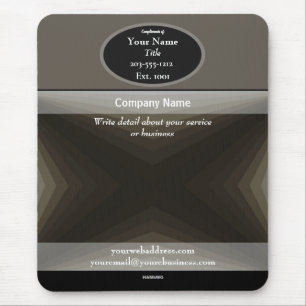 Werbe-Mauspad Taupe Braun HAMByWG Mousepad