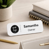 Werbe-Mitarbeiter-Magnet-Namensschilder mit Logo Namensschild