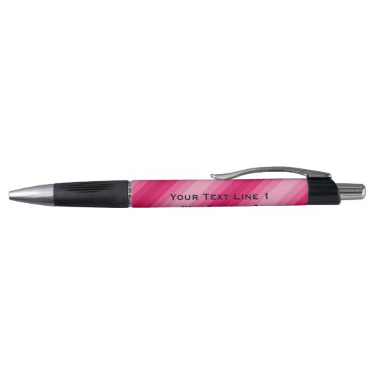 Werbe- oder Werbe-Pen für Kunden, rosa Kugelschreiber (Oberseite)
