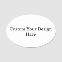 Werbe- Oval mit Ihrem Logo 7,62 cm x 5,08 cm
