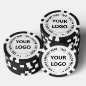 Werbe-Pokerchips mit individuellem Logo-Text Pokerchips (Stapel)