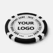Werbe-Pokerchips mit individuellem Logo-Text Pokerchips (Einzeln)