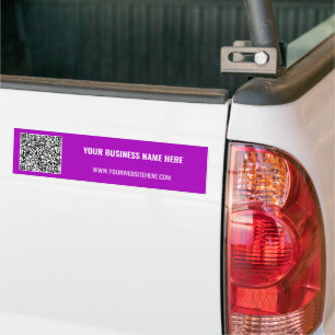 Werbe-QR-Code-Aufkleber Beispiel Autoaufkleber