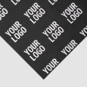 Werbe-QR-Code (editierbar) mit Logo-Muster Seidenpapier (Ausschnitt)
