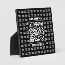 Werbe-QR-Code (editierbar) plus Logo-Muster