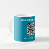 Werbe-QR-Code-Kaffeetasse Beispiel Kaffeetasse (Vorderseite Links)