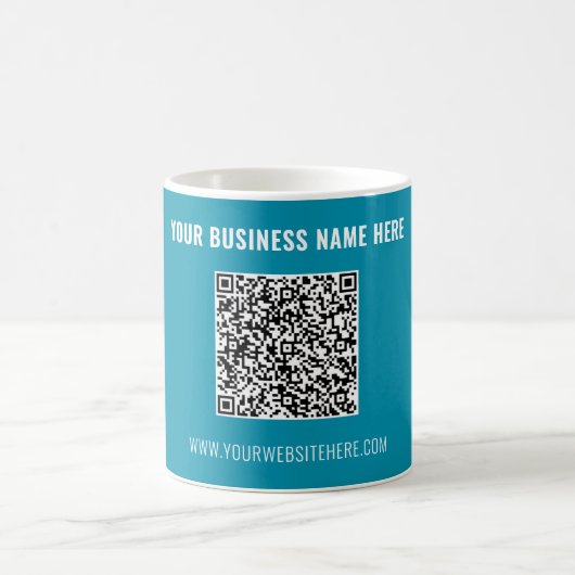 Werbe-QR-Code-Kaffeetasse Beispiel Kaffeetasse (Mittel)