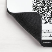 Werbe-QR-Code-Mauspad HAMByWG Mousepad (Ecke)