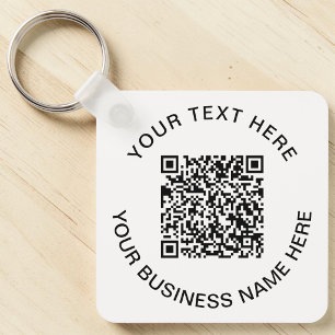 Werbe-QR-Code Schlüsselanhänger