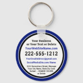 Werbe-Schlüsselanhänger mit LOGO, QR CODE oder FOT Schlüsselanhänger (Vorderseite)