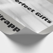 Werbe-Schneedecke Geschenkpapier (Ecke)