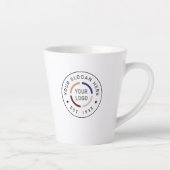 Werbe-Tasse für benutzerdefinierte Logos Milchtasse (Rechts)