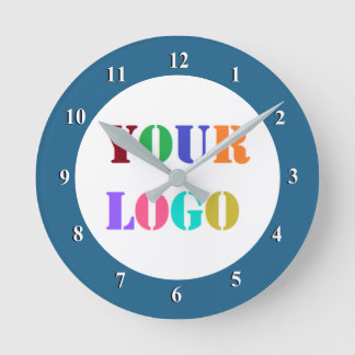 Werbe- Uhr Beispiel mit Firmenlogo
