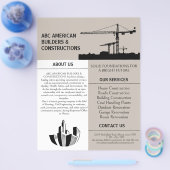 Werbe- und Bauwerbung Flyer (Einzeln)