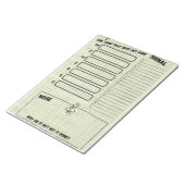 Werbe- und Boo-jee-Gothic-Planner-Aufkleber Notizblock (angewinkelt)