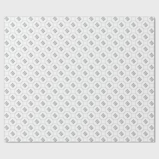 Werbe-Upload dein eigenes Logo Extra Large XL Geschenkpapier (Flach)