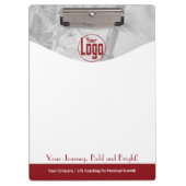 Werbeagentur für Red White Life Coach Klemmbrett (Vorderseite)