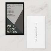 Werbeagentur Visitenkarte (Vorne/Hinten)
