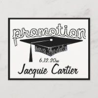 Werbeaktion Abschluss Typografie Hat Save the Date