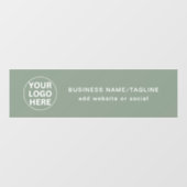 Werbeaktion Berufliches Logo und Text auf der Seit Fensteraufkleber (Blatt)