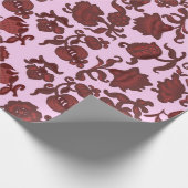 Werbeaktion Blume Bohemisch Chic Floral Boho Girl Geschenkpapier (Ecke)