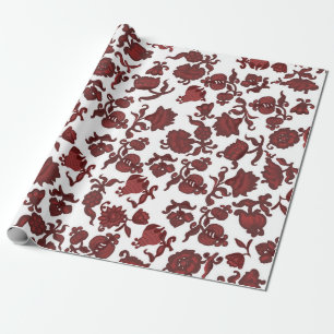 Werbeaktion Blume Bohemisch Chic Floral Boho Girl Geschenkpapier