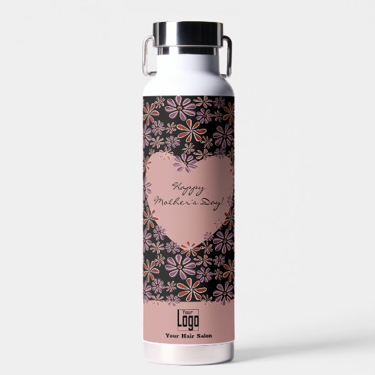 Werbeaktion Blume Herzlichen Glückwunsch Muttertag Trinkflasche (Vorne)