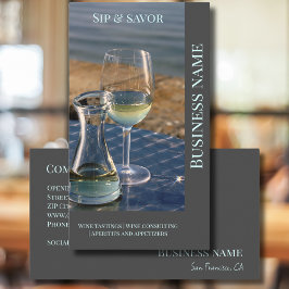 Werbeaktion Business Bar Business Card Visitenkarte