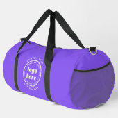 Werbeaktion der Logos von Lavender Indigo Company Duffle Bag (Rechte Ecke)
