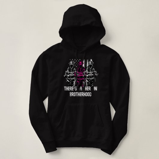 Werbeaktion der weiblichen Feuerwehrfrau Brudersch Hoodie (Design vorne)