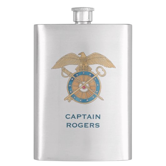 Werbeaktion des Armeekonzerns Flachmann (Vorderseite)