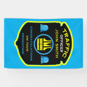 Werbeaktion des Polizeibeamten Banner (Horizontal)