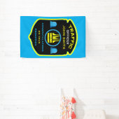 Werbeaktion des Polizeibeamten Banner (InSitu)