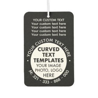 Werbeaktion für benutzerdefinierte Logos BLACK Car Autolufterfrischer