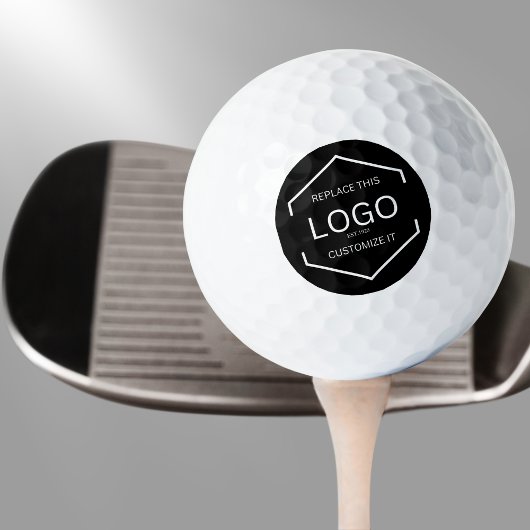 Werbeaktion für benutzerdefinierte Logos mit schwa Golfball
