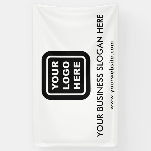 Werbeaktion für benutzerdefiniertes Firmenlogo Banner (Vertikal)