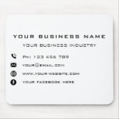 Werbeaktion für benutzerdefiniertes Geschäftsbüro Mousepad (Vorne)