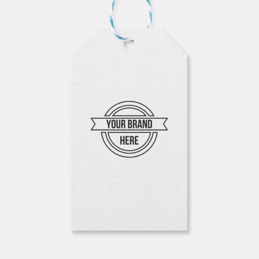 Werbeaktion für berufliche Firmenlogos Geschenkanhänger (Rückseite)