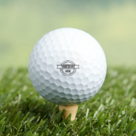 Werbeaktion für berufliche Firmenlogos Golfball