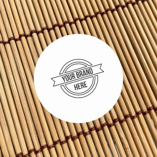 Werbeaktion für berufliche Firmenlogos Runder Aufkleber