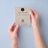 Werbeaktion für Berufliche Firmenlogos von Beige Flyer (Gruppe)